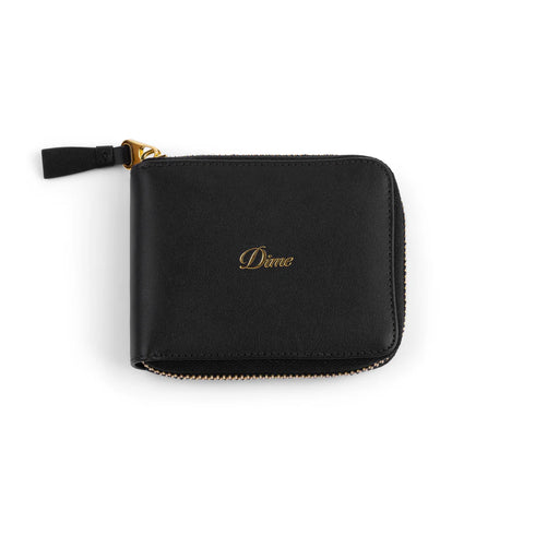 Dime - Cursive Zip Wallet (Black/Slate Green)